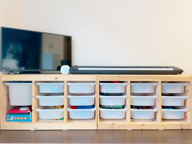 おもちゃ収納だけじゃない！IKEAトロファストの機能を活かした新しい収納法