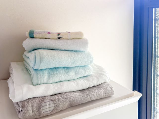 頂き物のタオルが使えるようになった！使い方と収納のコツとは？