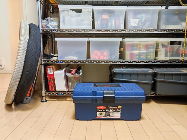 工具は「夫の部屋」に収納！得意な人におまかせして家事をちょっとラクに