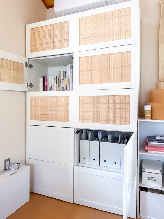 IKEAの収納家具に扉を後付け！収納・見た目・安全性がアップする3つの理由