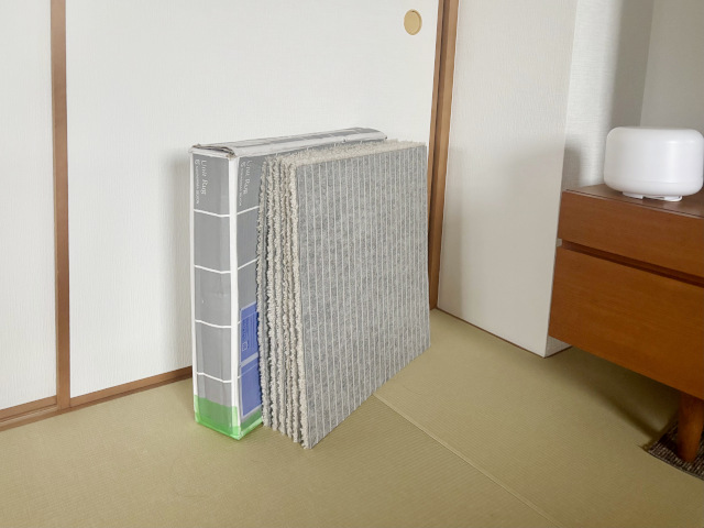賃貸OK！床をキレイに保ち防音効果も！カット自由・部分洗い可のタイルカーペットのすすめ