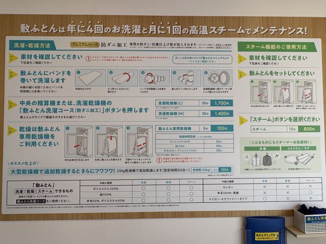 布団はどこで洗う？季節の入れ替えを気楽に！今どきのコインランドリ－活用術 