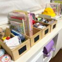 【小1女子のリビング収納】夏休みに文房具整理！片づけのプロと見直すリビングの学用品収納